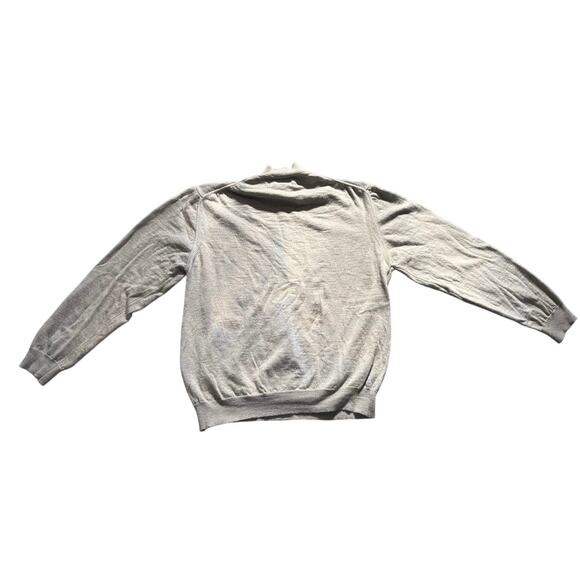Alfani Grey Turtleneck Sweater Size XL Woolmark Merino Extrafine 100% Wool - Picture 4 of 8